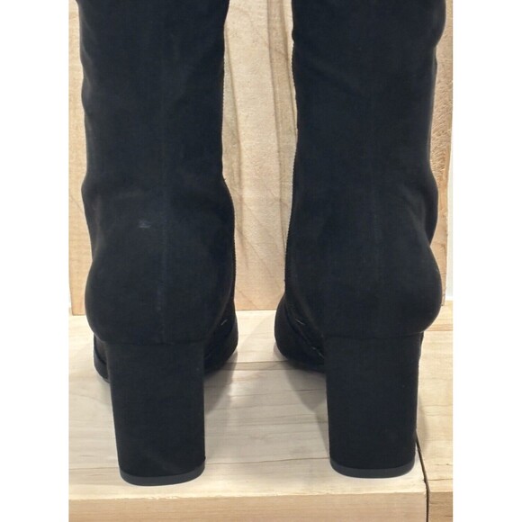 Alfani Womens Adelayde Inside Zipper Tall Knee High Thin Block Dress Boots Black - Picture 5 of 6